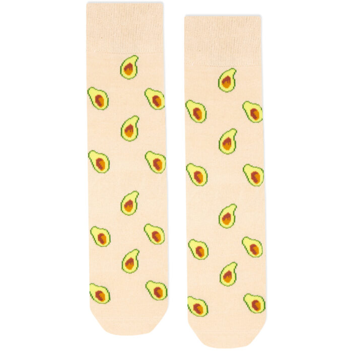 avocado socks beige