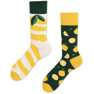 mismatched lemon socks