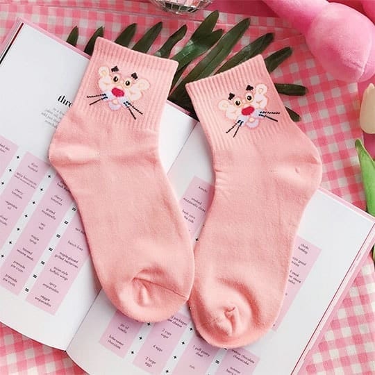 pink panther socks from kumplo