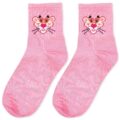 pink panther socks in pink color