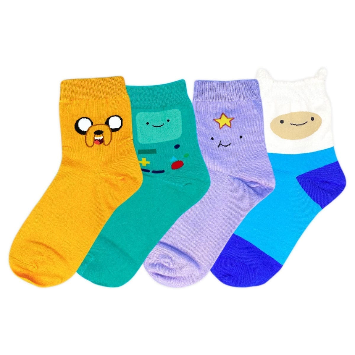 Adventure Time with Finn and Jake Animation Socks Women 4 Pairs Cartoon Socks