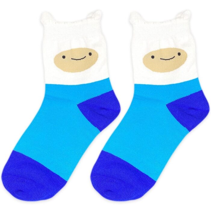pair of socks with finn the human