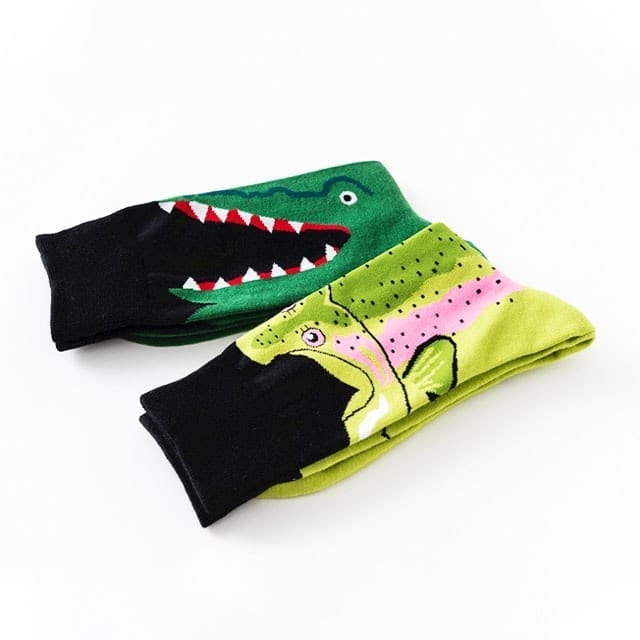 funny pair of fish socks