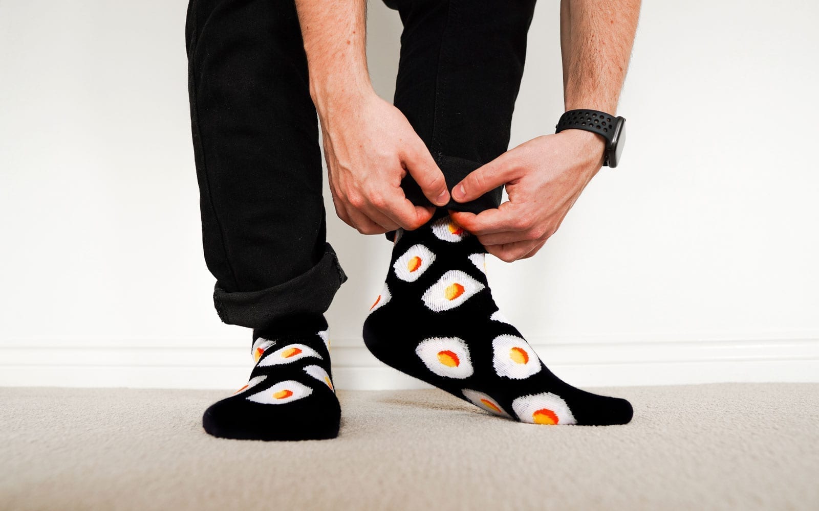 how to wear funny socks