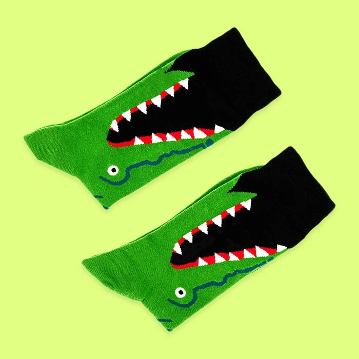 kumplo crocodile socks