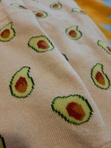 Lydia's review avocado socks