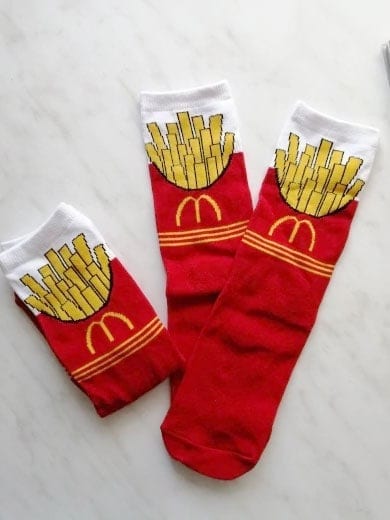 funny socks from mcdonalds review