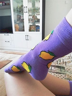 funny lemon socks from kumplo