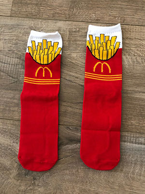french fries box socks