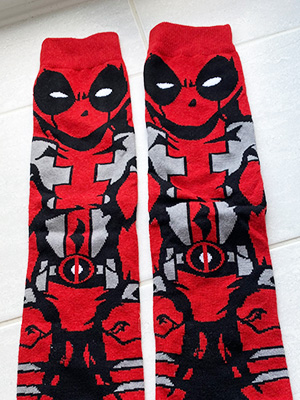 marvel socks with Deadpool