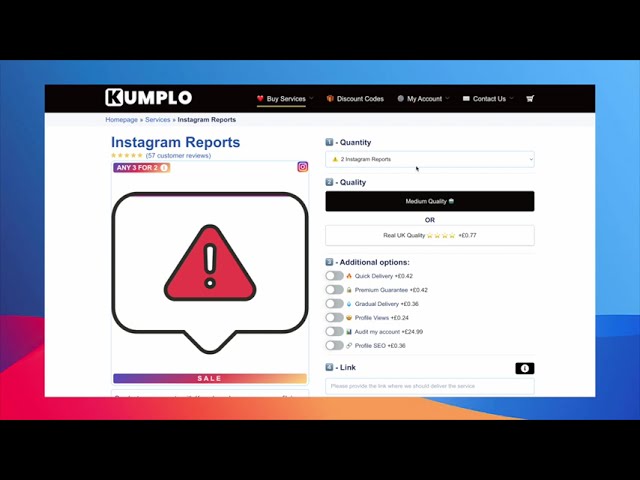 How to buy Instagram reports: Step by step