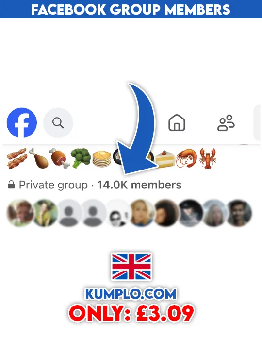 buy uk facebook group members at kumplo.com