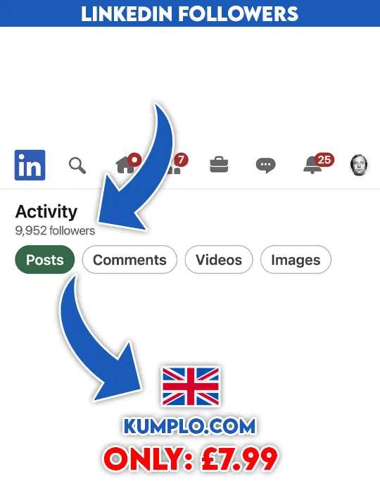 buy uk linkedin followers at kumplo.com